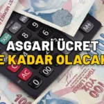 ASGARİ ÜCRET NE KADAR OLACAK